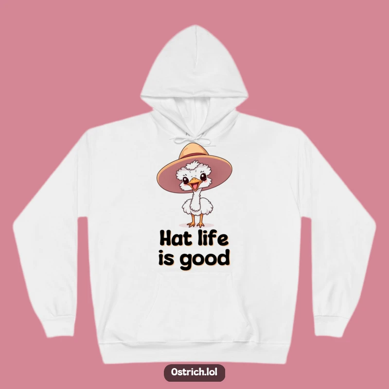 Cozy Funny Ostrich Hat Hoodie: Warmth and Whimsical Charm